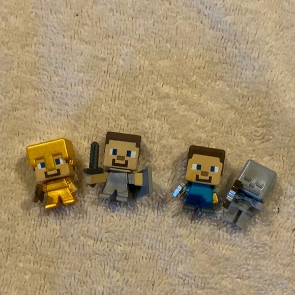 Lego Minecraft mini figure set of 4 - Picture 1 of 4
